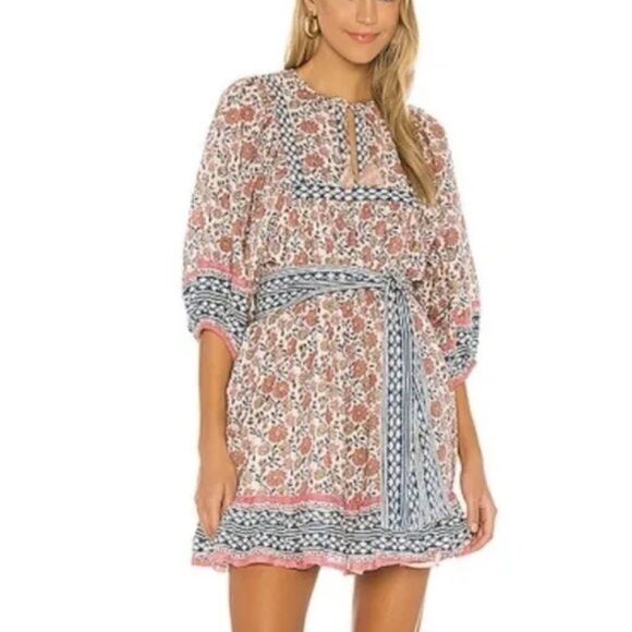 Cleobella Dresses & Skirts - Anthropologie Cleobella Magdalena Boho Peasant Floral Resort Mini Dress …
